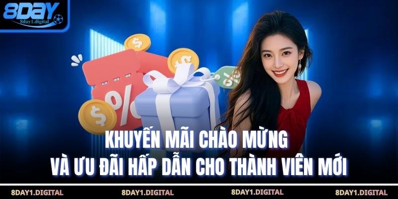 Khuyến mãi chào mừng và ưu đãi hấp dẫn cho thành viên mới 
